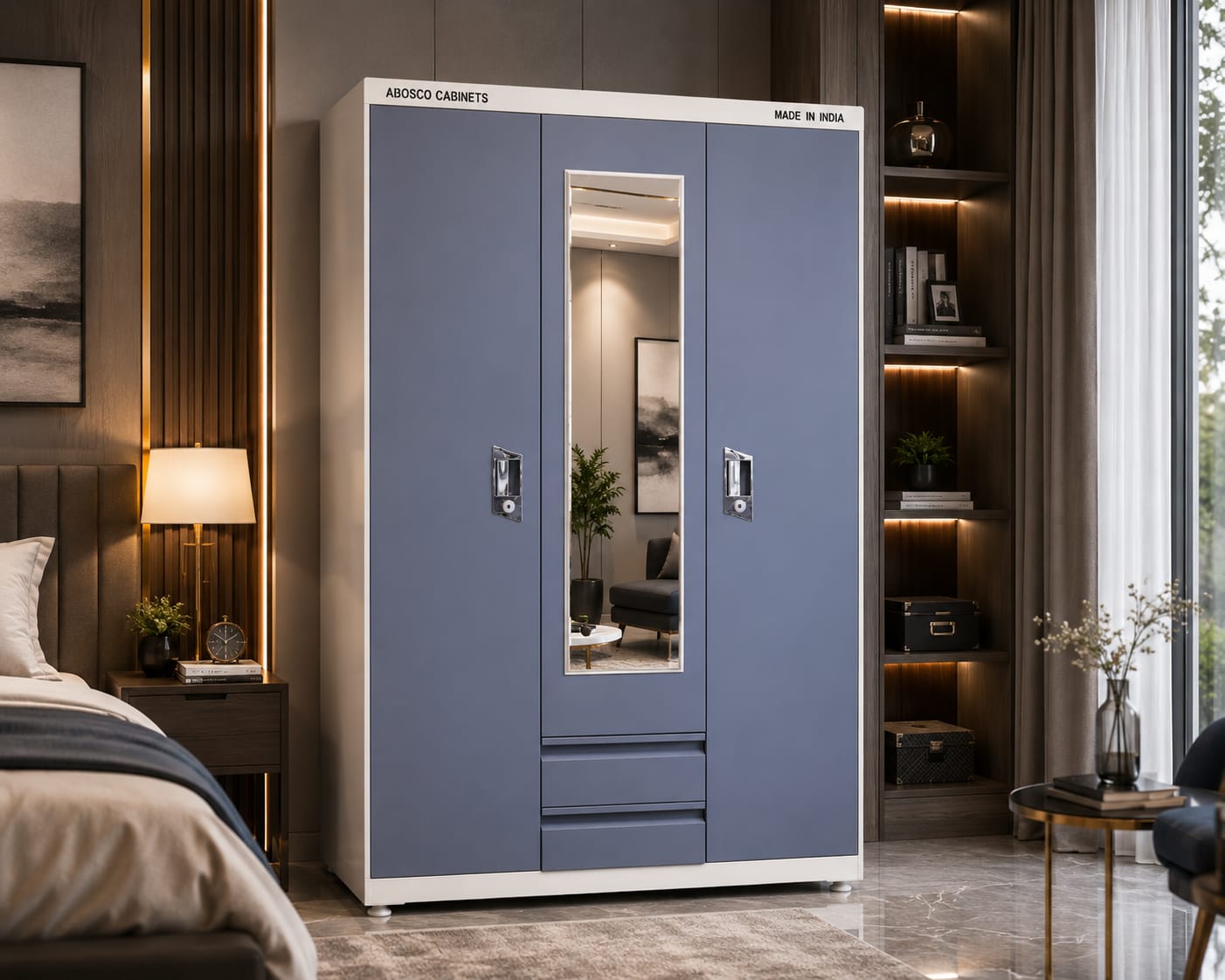 Abosco metal wardrobe cabinet