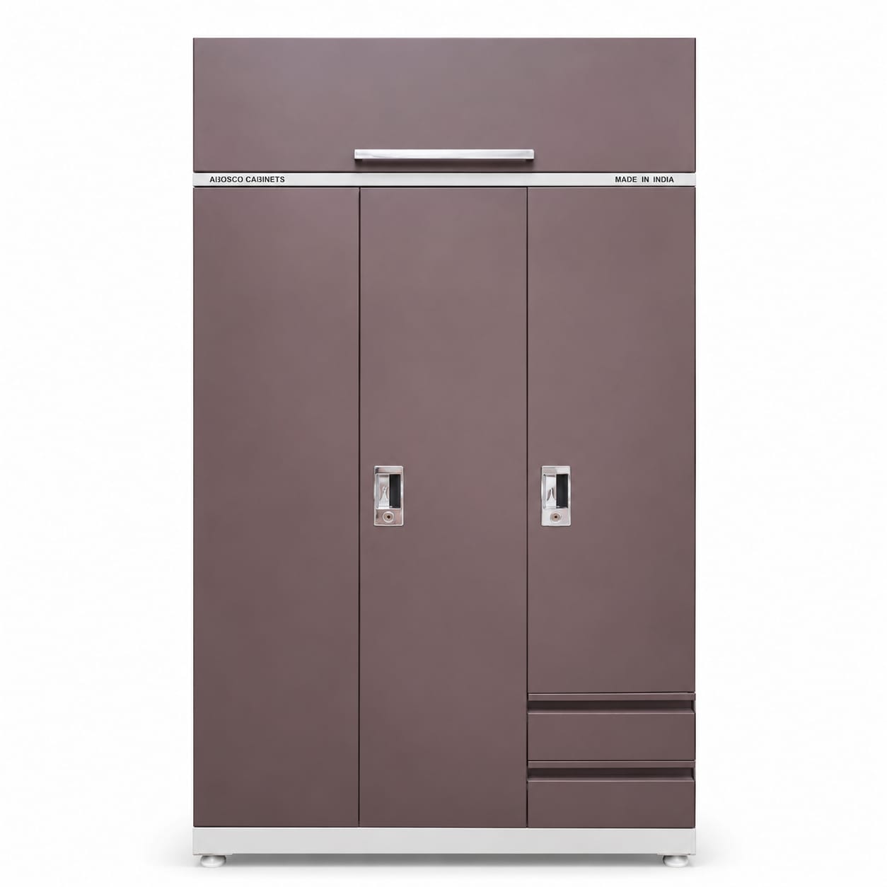 ABOSCO 3 Door Hydraulic Steel Cabinet with  Drawer Unit - 1